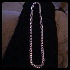 925 silver Cuban chain